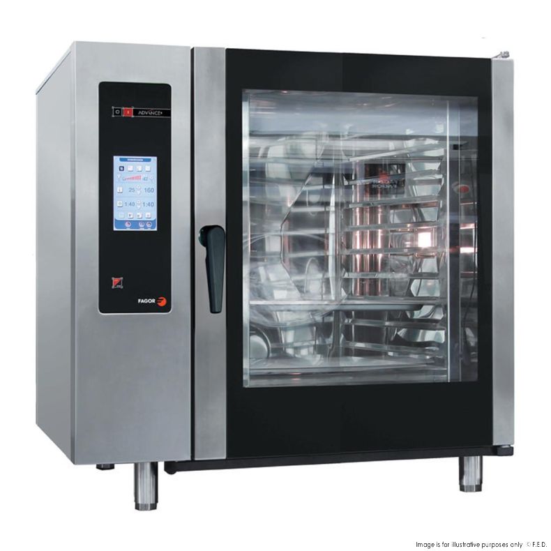 Chip Vanaf daar Whitney Fagor Advanced Plus Electric Combi Oven with Cleaning System - APE-102