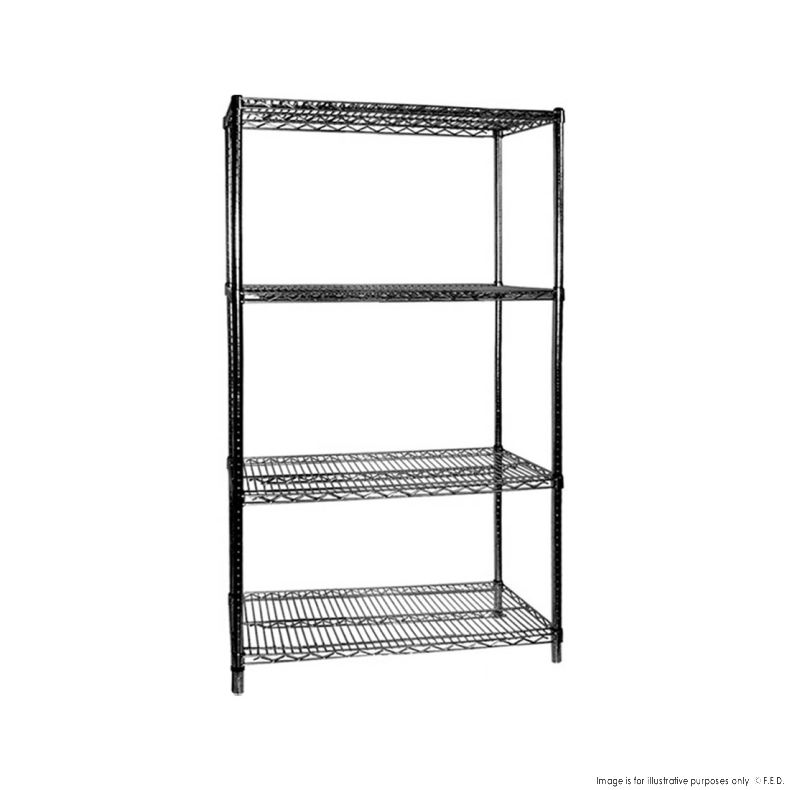 B24/72 Four Tier Shelving - 610 mm deep x 1880 high x 1830 width main product photo