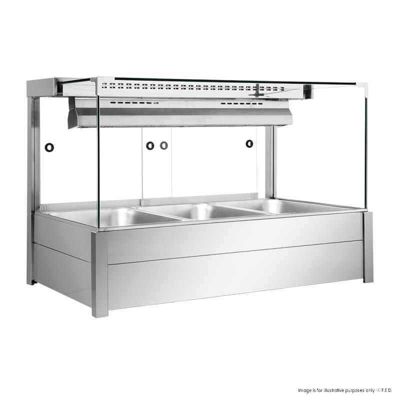Bonvue Square Countertop Wet and Dry Bain Marie - BM11SC main product photo