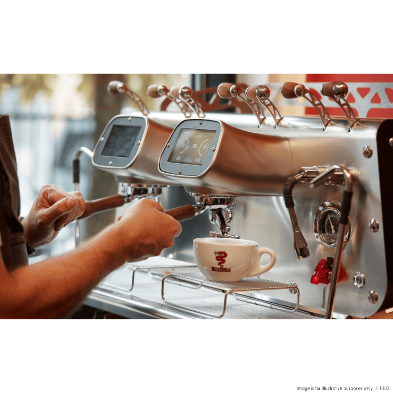 Bezzera VICTORIA White 2-Group Professional Espresso Machine - BZVICTORIA2W
