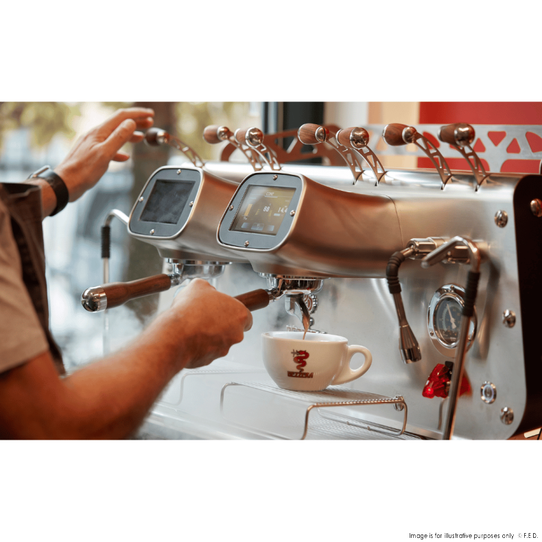 Bezzera VICTORIA White 2-Group Professional Espresso Machine - BZVICTORIA2W