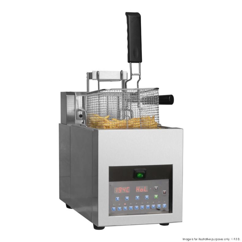 Benchstar&nbsp;Single Tank&nbsp;Auto Lifting&nbsp;Electric Fryer&nbsp;- EF-3250SAL