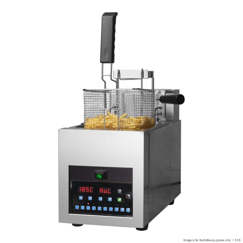 Benchstar&nbsp;Single Tank&nbsp;Auto Lifting&nbsp;Electric Fryer&nbsp;- EF-3250SAL