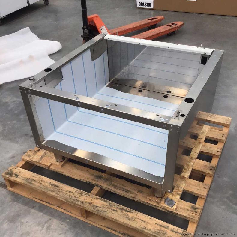 Ex-Showroom Fagor Open front stand to suit -10 models in 900 series MB9-10 right side