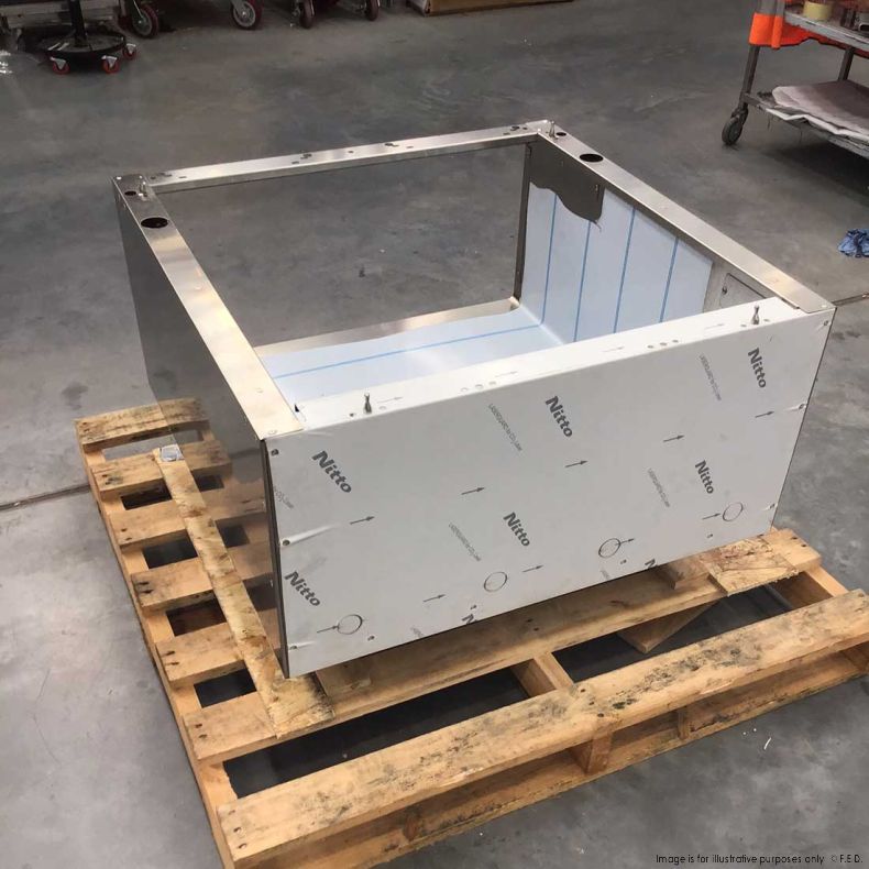 Ex-Showroom Fagor Open front stand to suit -10 models in 900 series MB9-10 left side