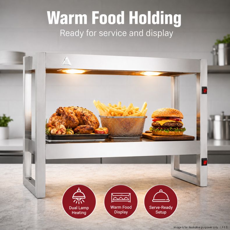 Benchstar Commercial Food Warmer with 4 Lamps –&nbsp;FW4L-092