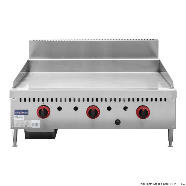 Gasmax Three burner NG Griddle Top - GG-36