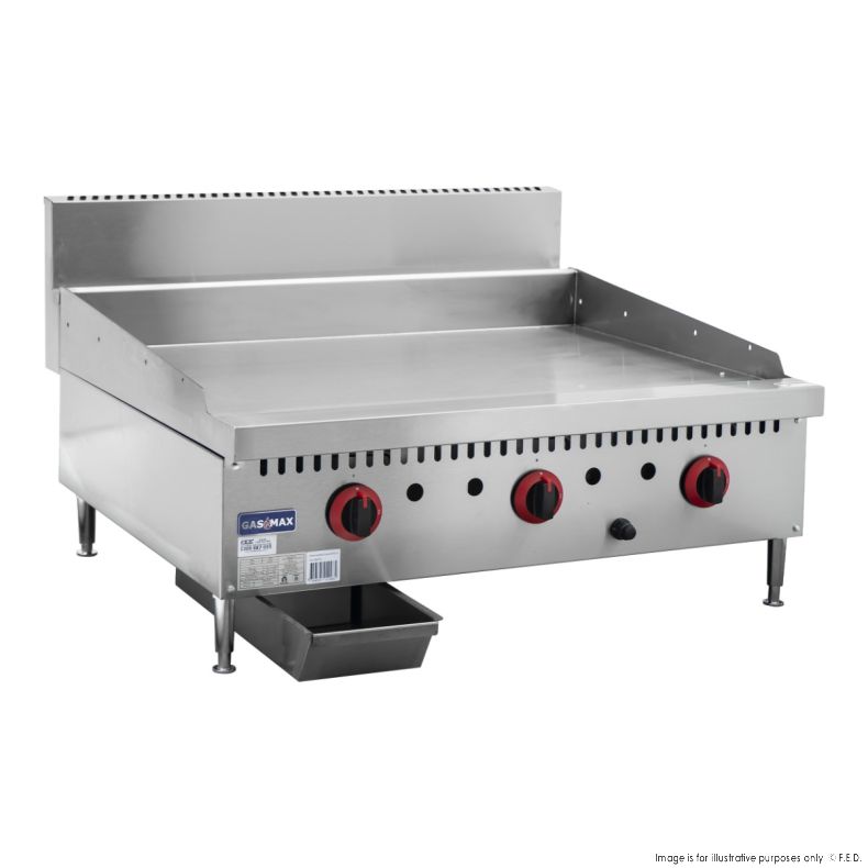 Gasmax Three burner LPG Griddle Top - GG-36LPG