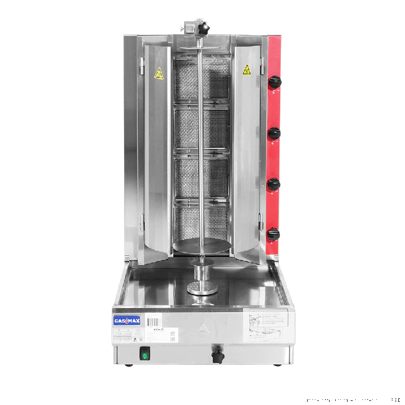 Gasmax Semi-automatic 4 Burner LPG Kebab Machine - KB-4LPG main product photo