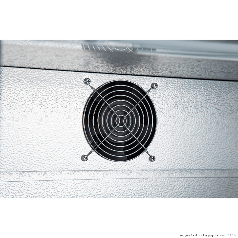 Thermaster&nbsp;Under Bench double Heated Glass Doors&nbsp;Bar Fridge/Cooler with heater switch - LG-208TD