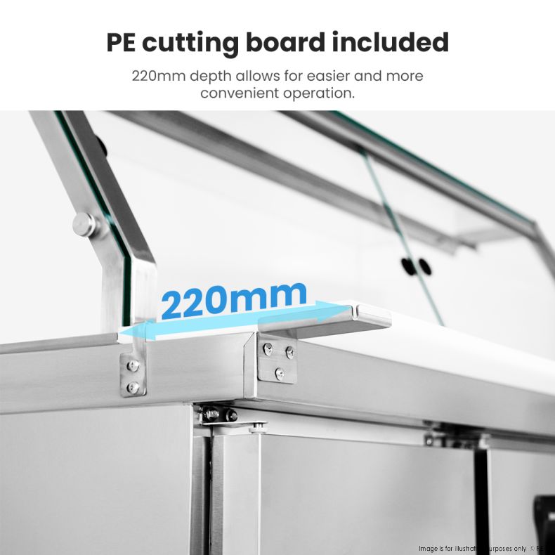 Thermaster Cold Salad & Noodle Bar 5x1/1 GN Pans - PG180FA-XG
