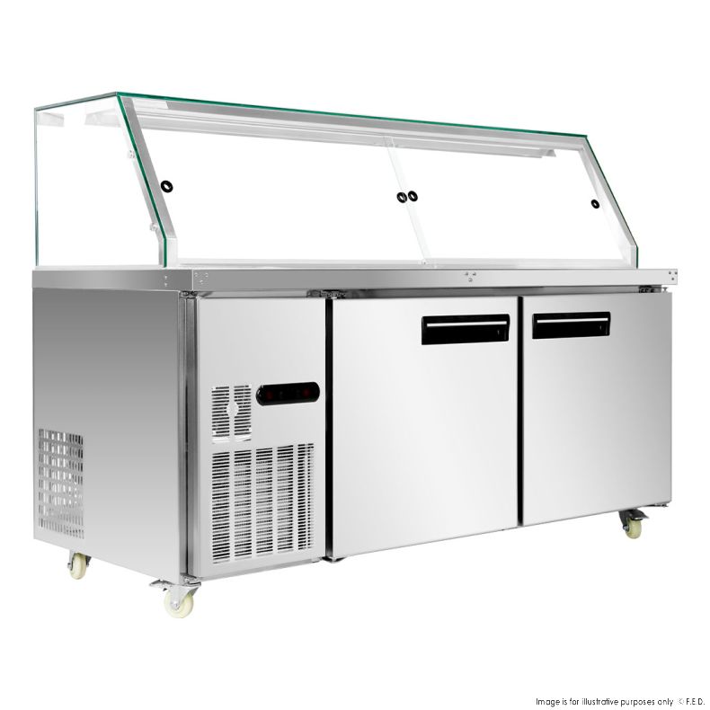 Thermaster Cold Salad & Noodle Bar 5x1/1 GN Pans - PG180FA-XG main product photo