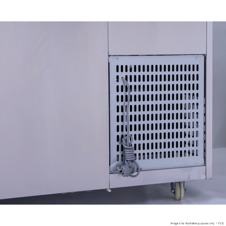 Thermaster Two Door Cold Bench Salad Station 5x1/1 GN Pans PG180FA-XB
