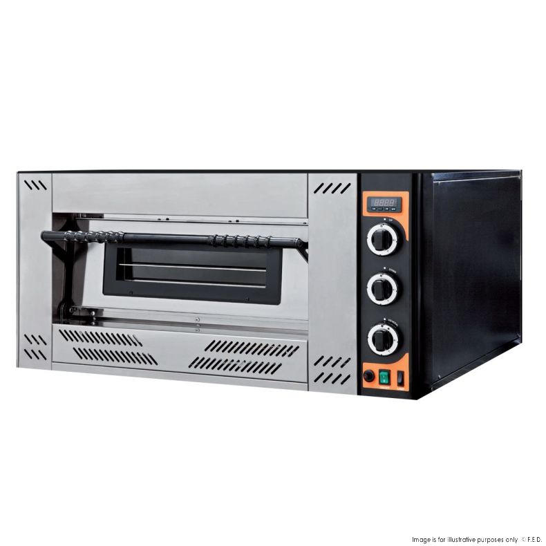 2NDs: Prisma Food SIngle Deck Gas Pizza&Bakery Ovens - PMG-9-NSW2080 main product photo