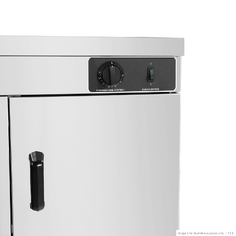 Elementry Stainless Steel Double Cabinet Plate Warmer 120 Plates - PW-DE