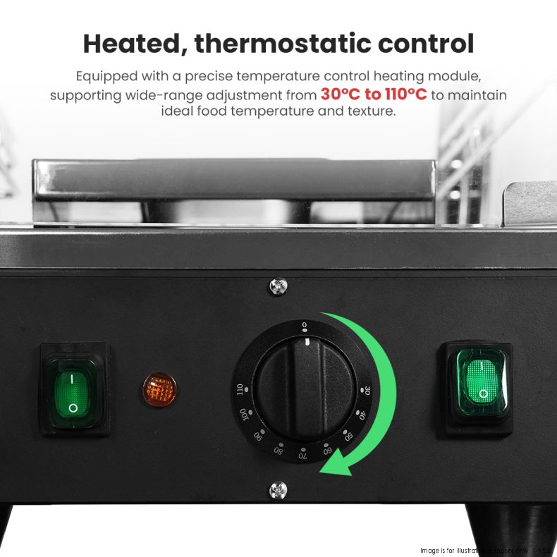 Benchstar Pie Warmer & Hot Food Display - PW-RT/660/TGE