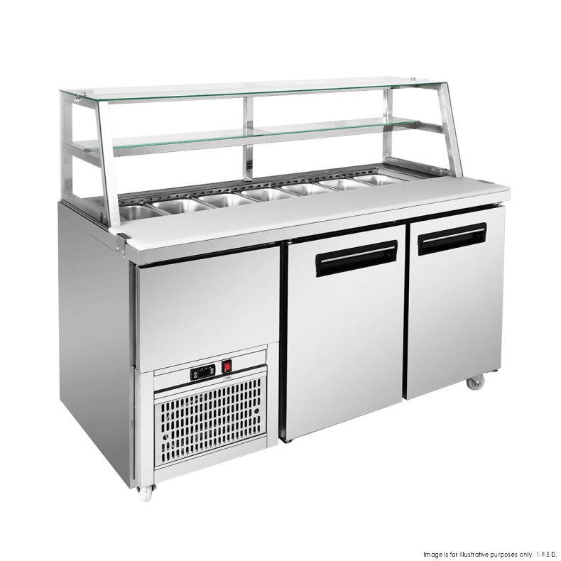 Thermaster two door Deluxe Sandwich Bar - SCB/15