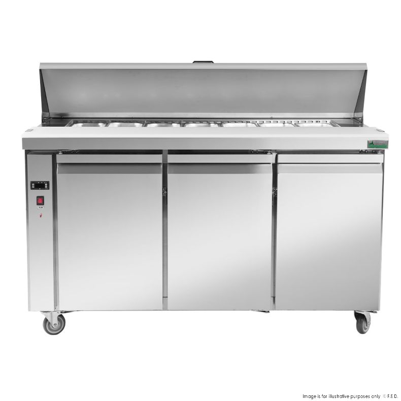 Thermaster three door Sandwich Bar - SLB150