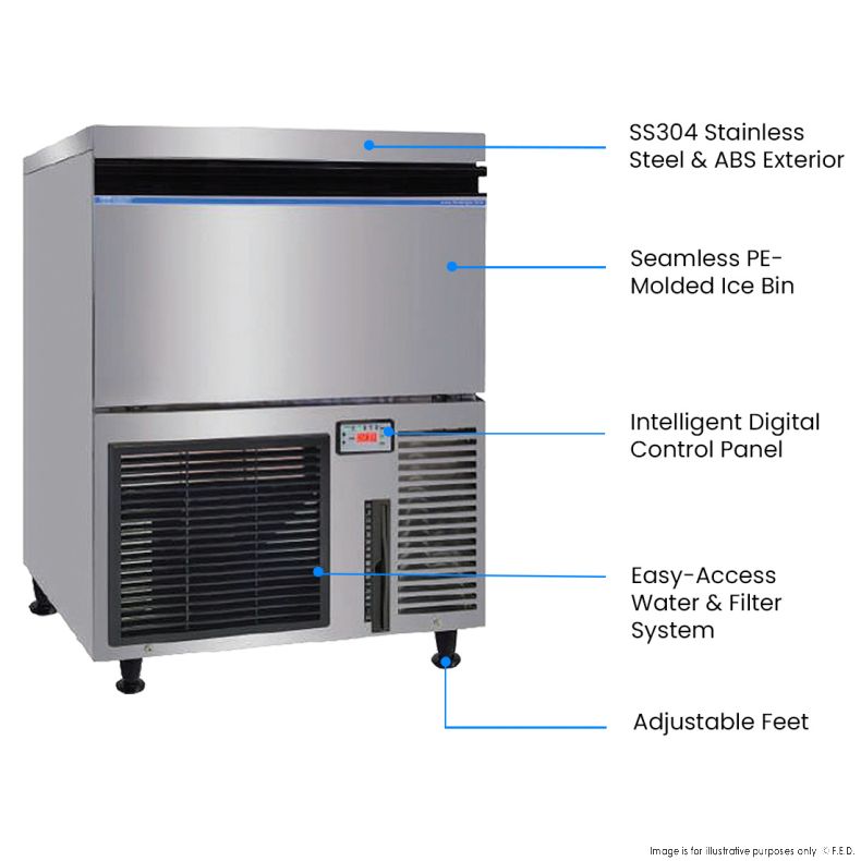 Blizzard Premium Under-Counter Ice Maker Large Cube Ice –&nbsp;SN-200P