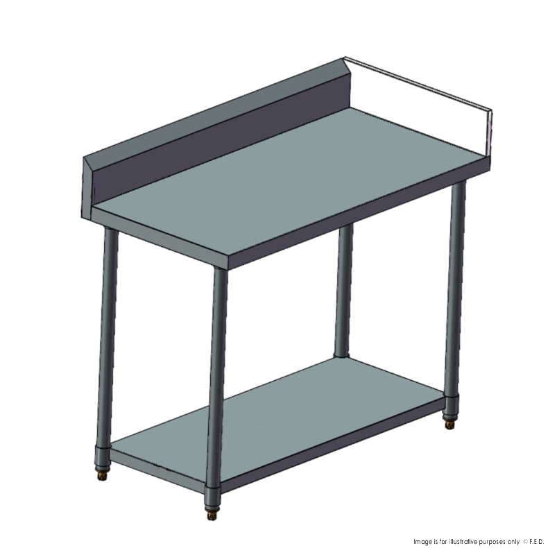 Modular System Splashback Extension for Premium 600 Series Bench WBB6-SB
