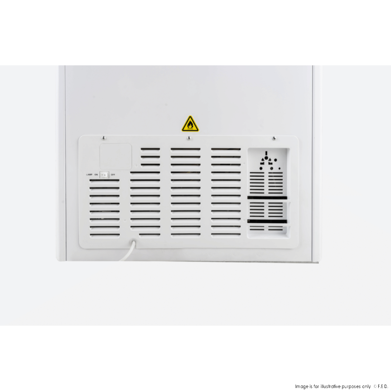 Thermaster 256L Chest Freezer with Flat Glass Sliding Lids - WD256G