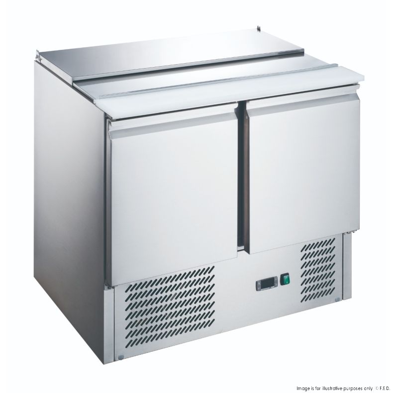 FED-X Two Door Salad Prep Fridge – XGNS900S