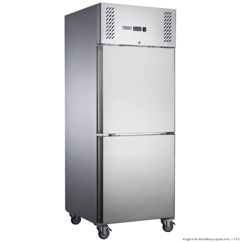 FED-X S/S Two Door Upright Fridge XURC600S1V main product photo