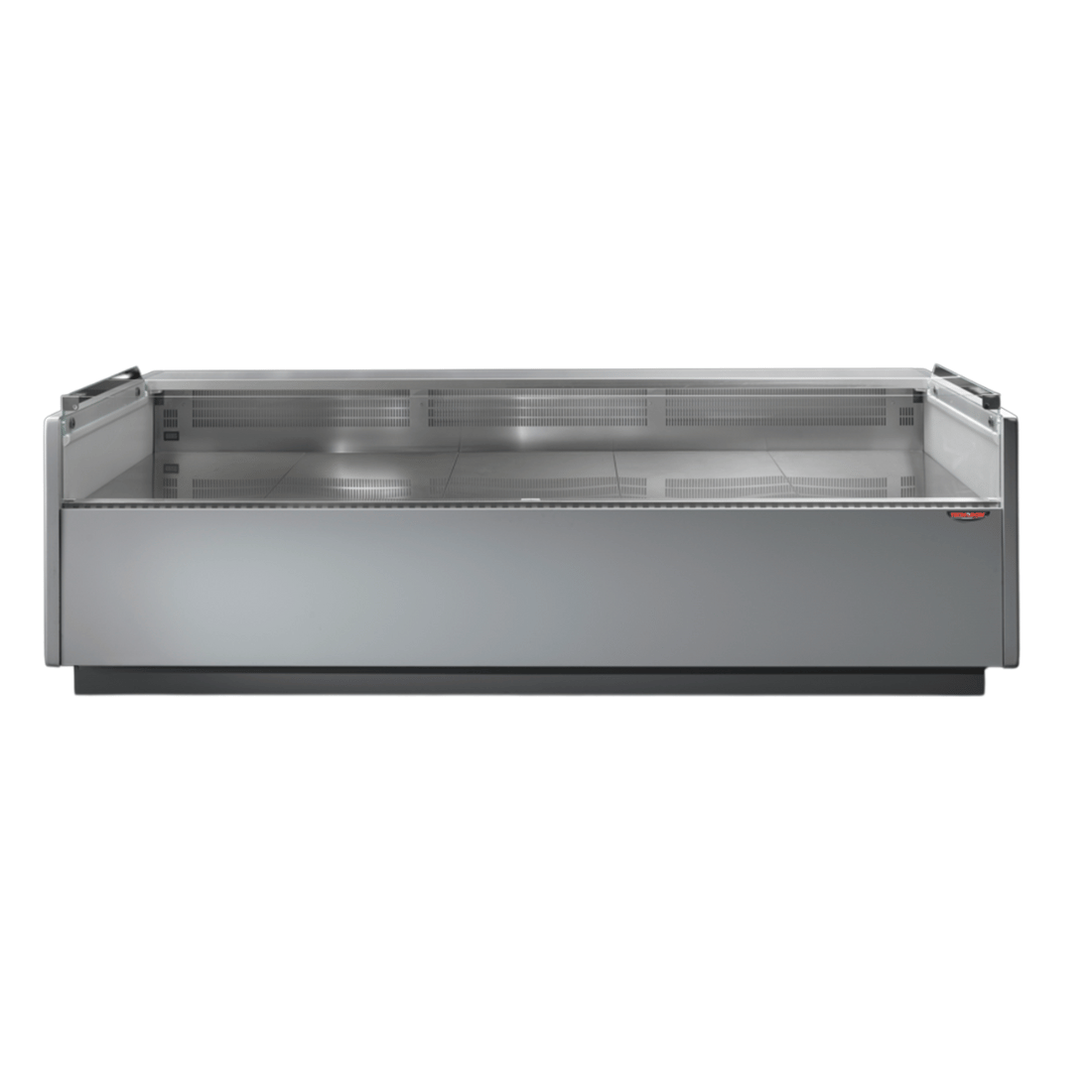 Tecnodom TDMR-0820SELF Serie MR80 Black 2000mm Self-serving Deli Display with Storage and Castors