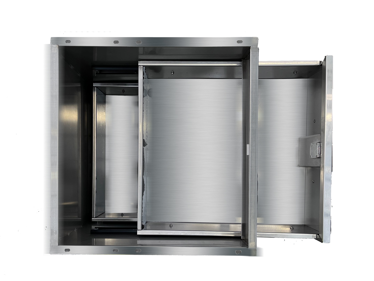 Modular Systems DR-02/A Stainless Steel Double Drawer