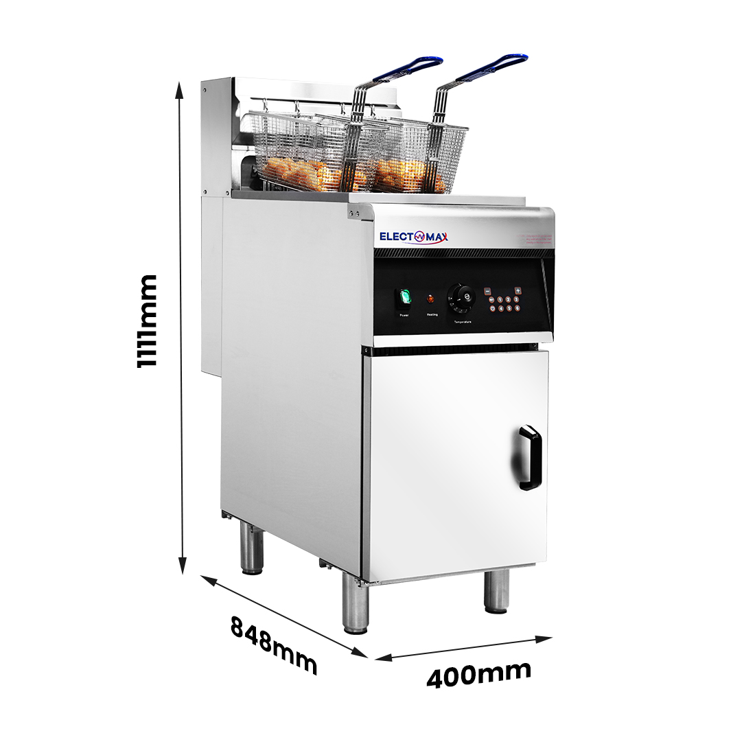 Electmax EF-28LE 28L Oil Capacity Electric Fryer