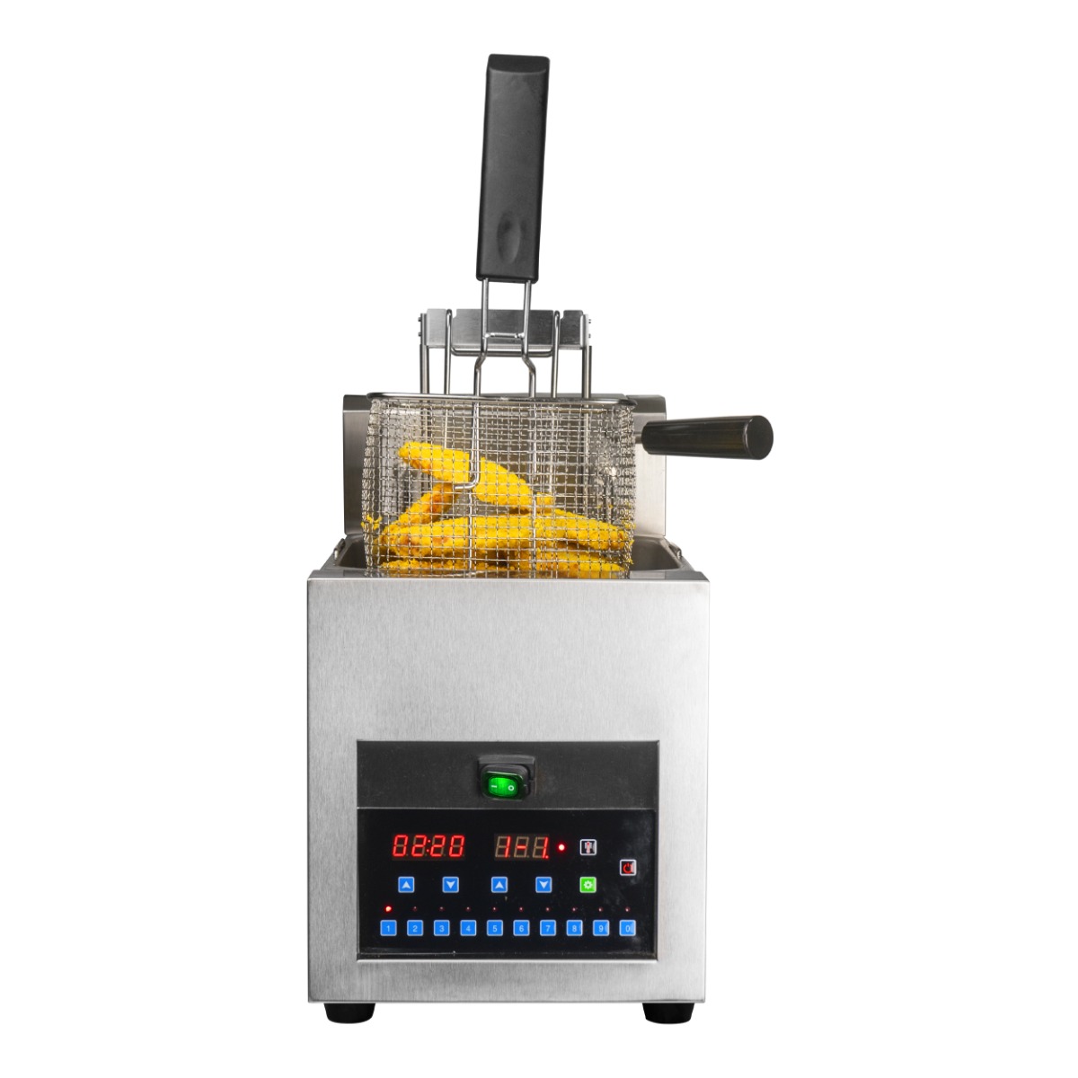 Benchstar EF-3250SAL Single Tank Auto Lifting Electric Fryer 