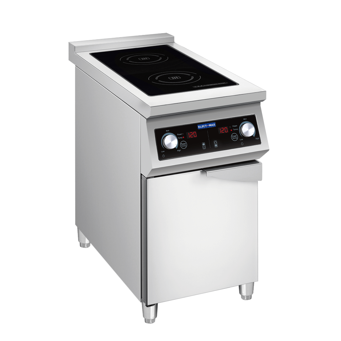 Electmax EIC400 700 Series Induction 2-Burner Cooker with Door