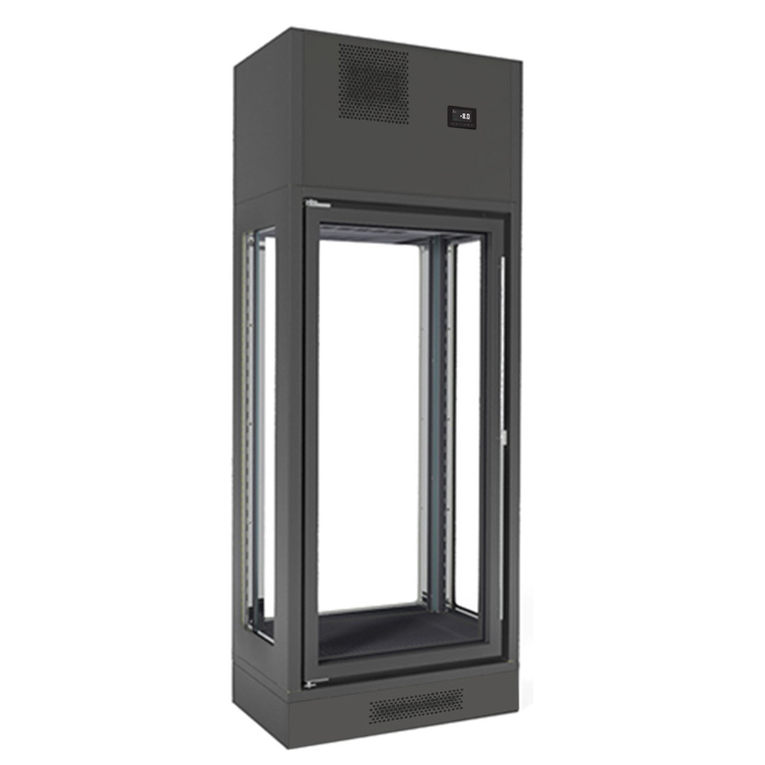 Fagor FWC-2301-1WB Single Zone 1 Door Black Wall-Mounted Wine Cellar