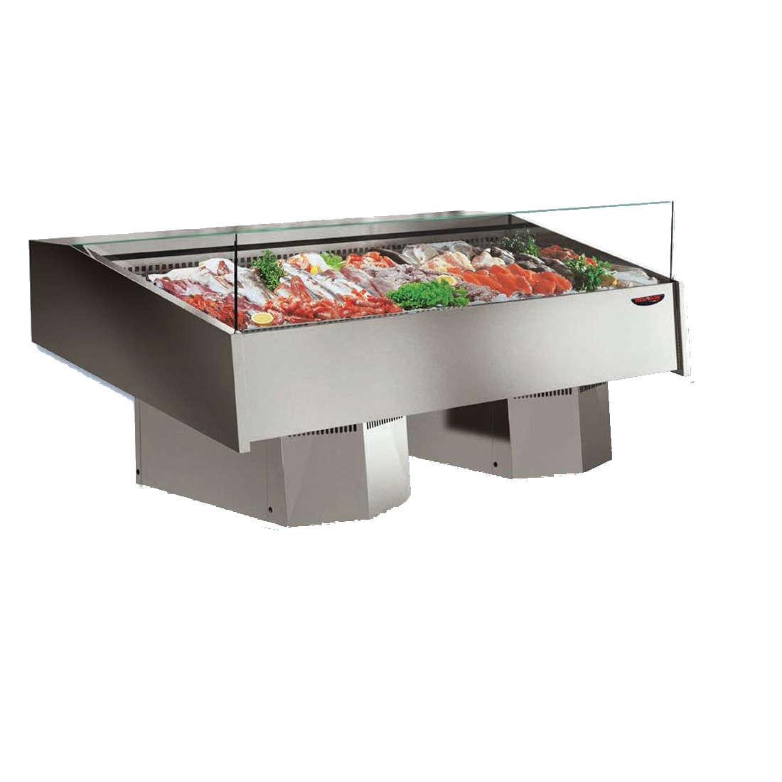 Bonvue FSG2000 Multiplexable Serve-over Refrigerated Fish Open Display