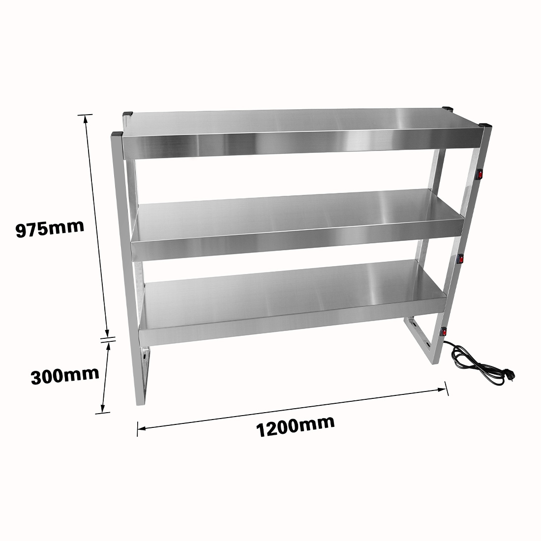 Benchstar FW9L-123 Commercial Food Warmer with 9 Lamps