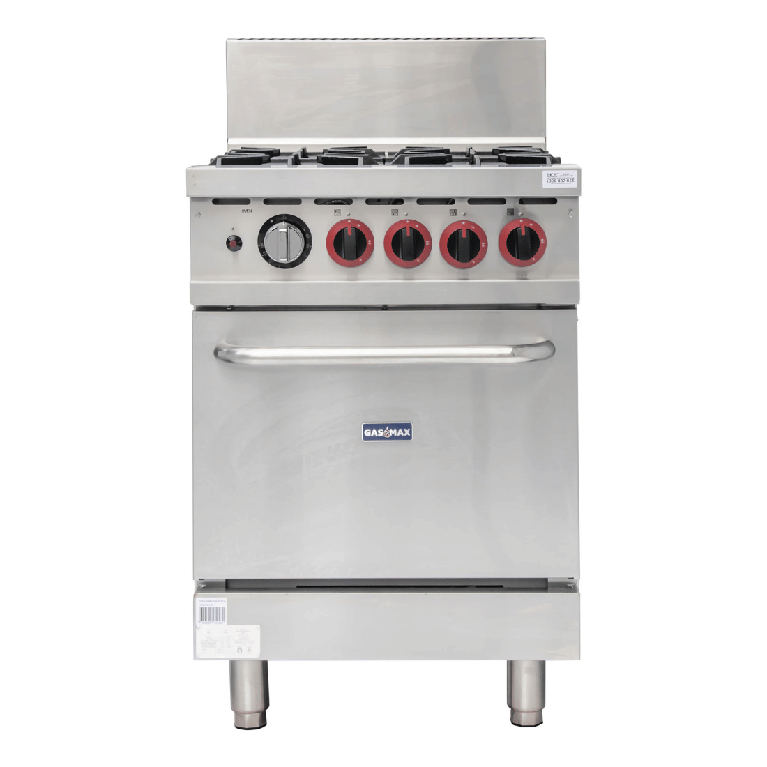 Gasmax GBS4TSLPG 4 Burner With Oven Flame Failure