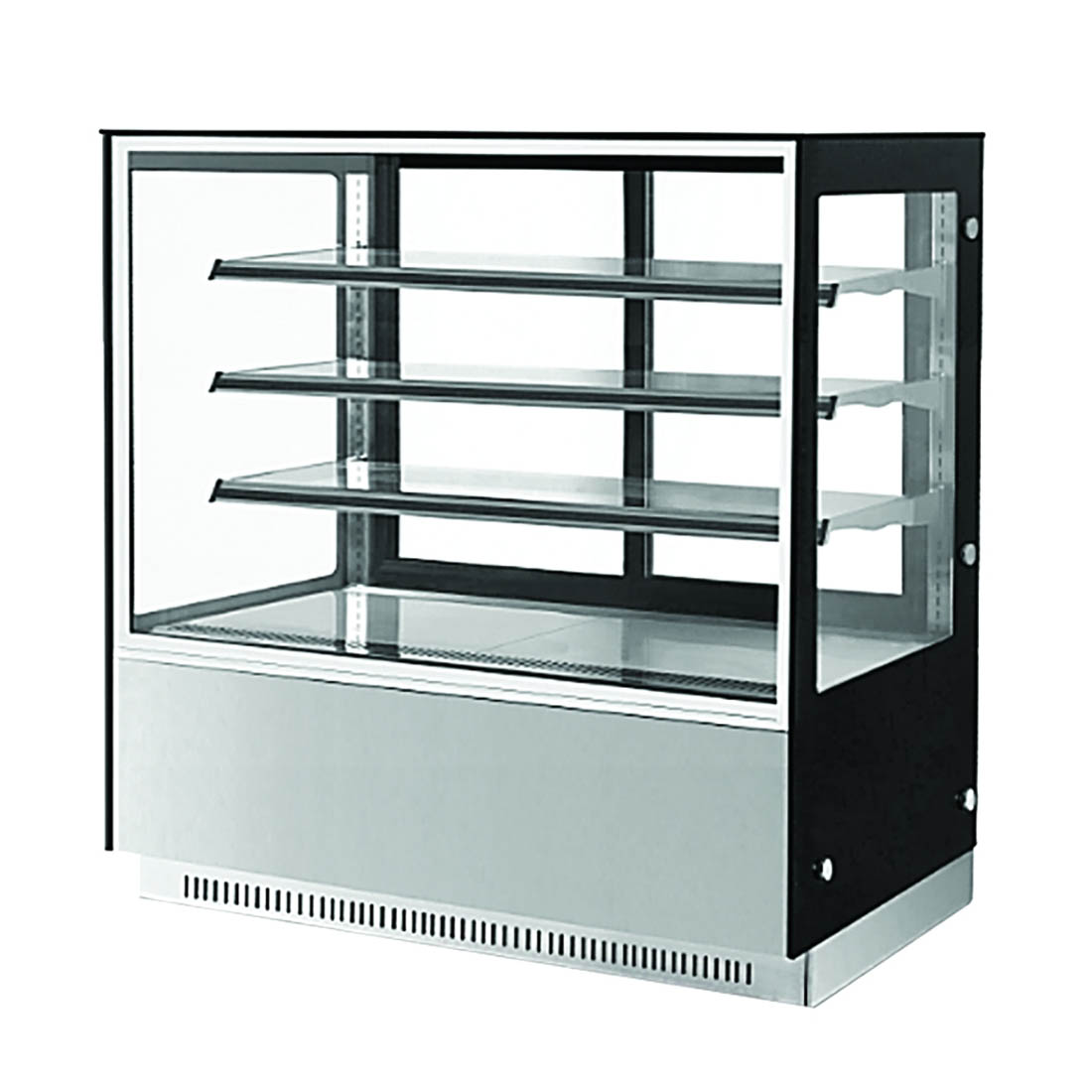 Bonvue GAN-1800RF3 Modern 3 Shelves Cake or Food Display