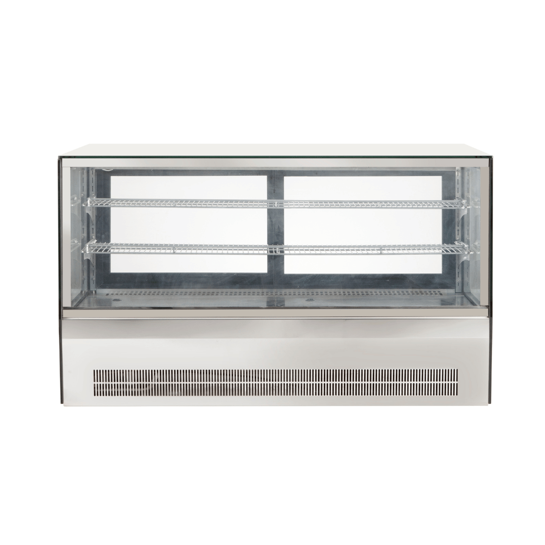 Bonvue GN-1200RT Counter top square 2 Shelves Glass cold food display