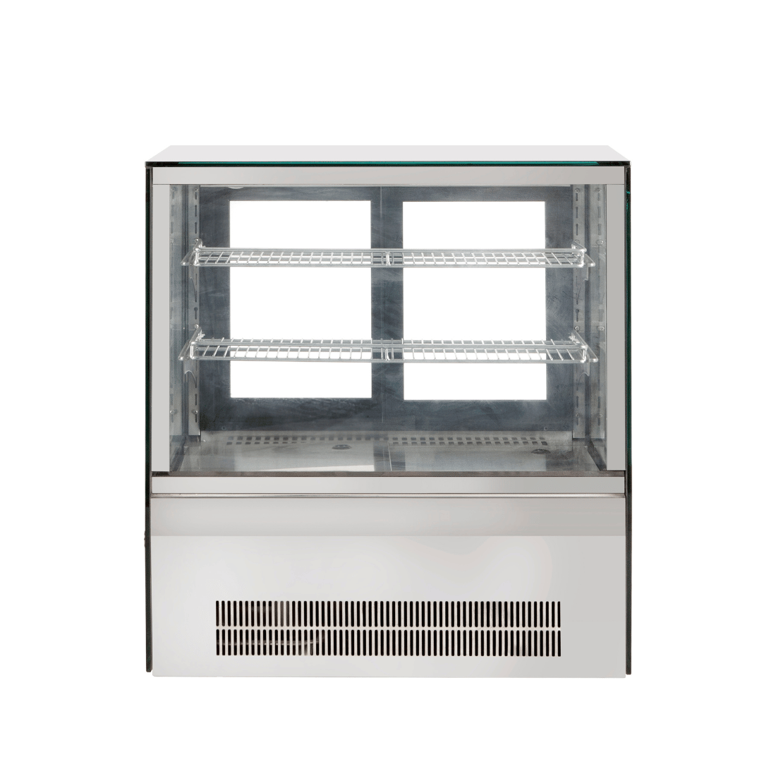 Bonvue GN-660RT counter top square glass cold food display
