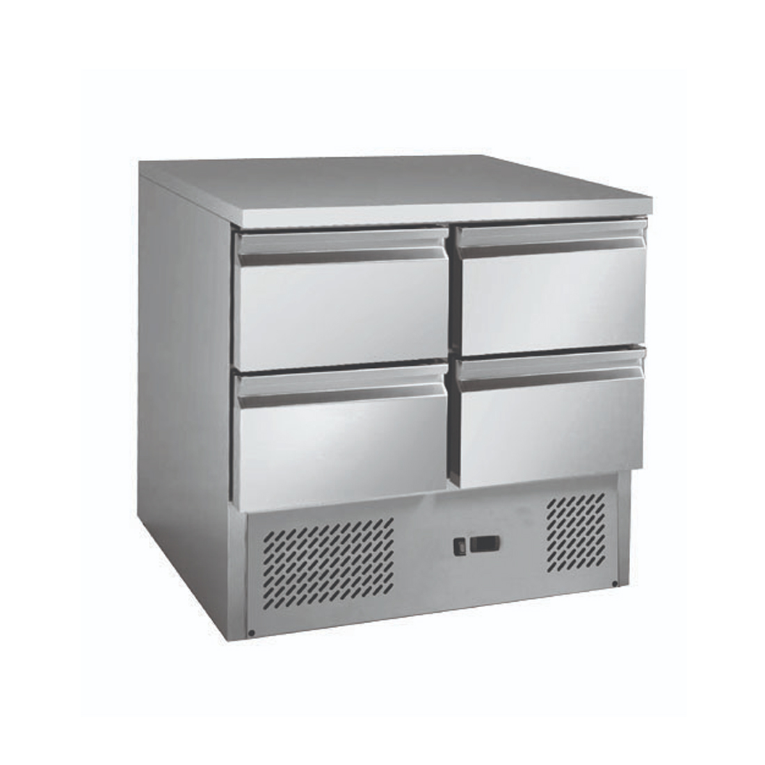 Thermaster GNS900-4D Stainless steel 4-Drawers Compact Workbench Fridge