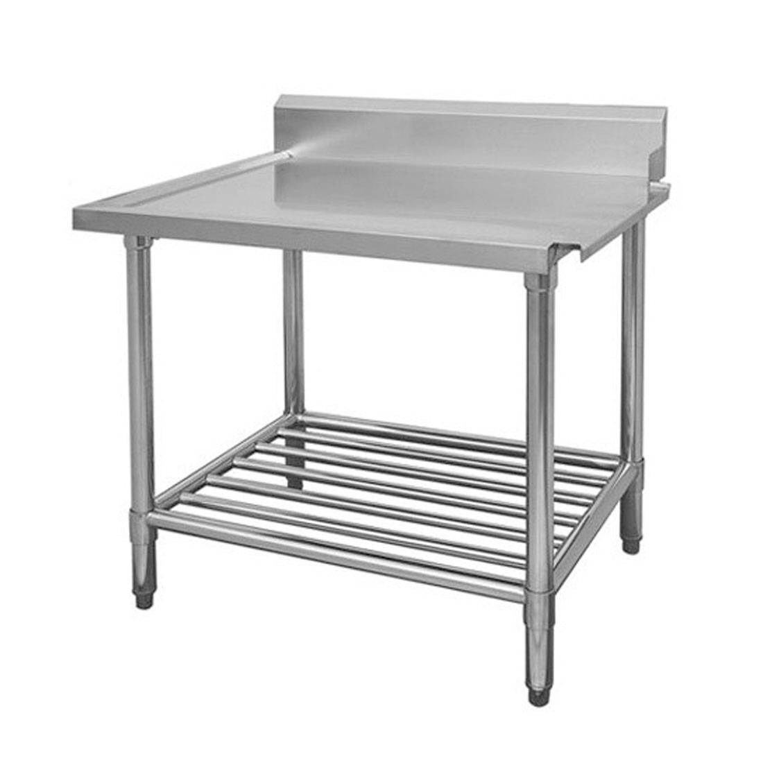 Premium Stainless Steel Dishwasher Bench Right Outlet - Group-WBBD7-R
