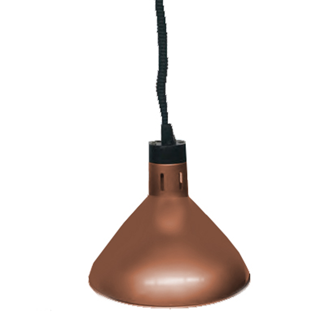 Benchstar HYWBL09 Pull down heat lamp antique copper 270mm Round