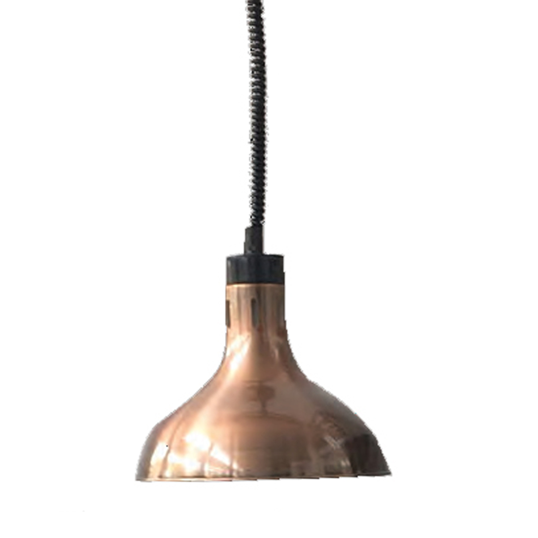 Benchstar HYWCL12 Pull down heat lamp antique copper 290mm Round
