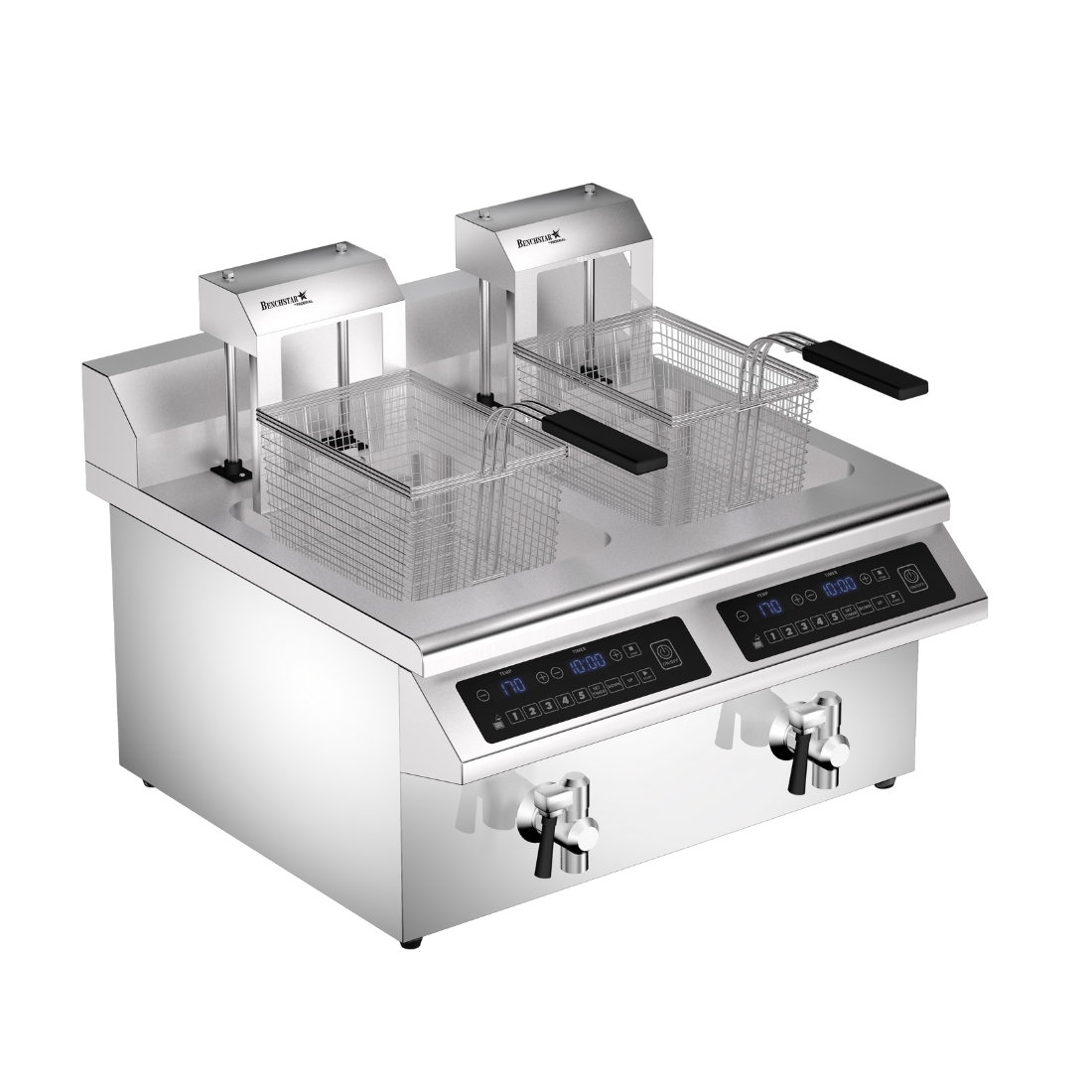 Benchstar IF7000D-AL Double Tanks Auto Lifting Induction Fryer