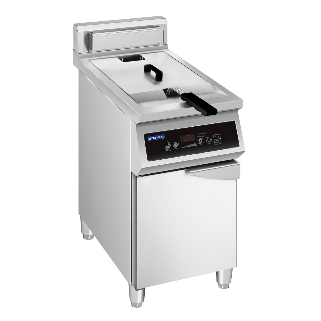 Electmax IFS10-30L 900 Series Induction Single Fryer with Splashback