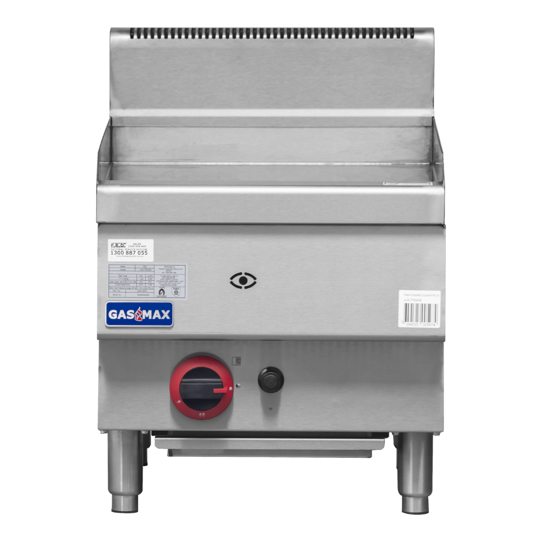 Gasmax JUS-TRG40ELPG Benchtop Single Burner Griddle LPG Gas