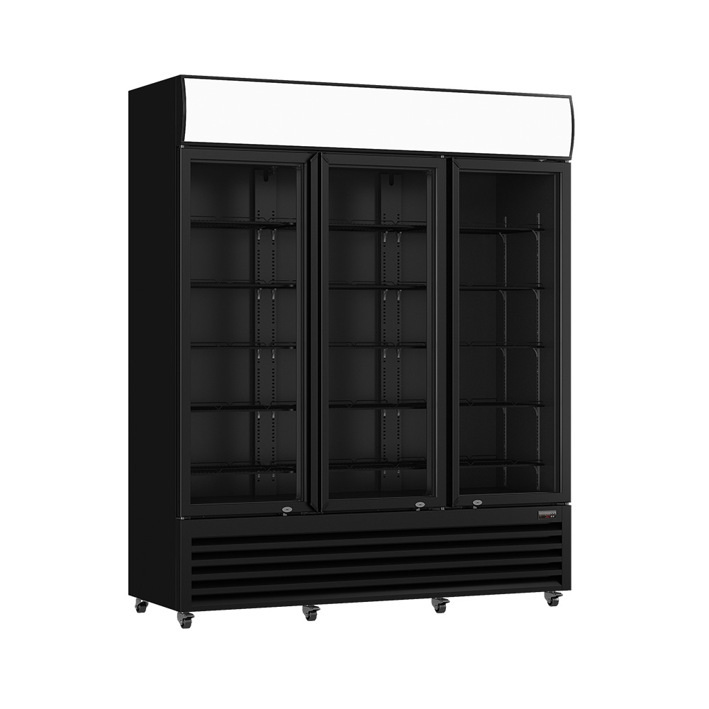 Thermaster LG-1203BP Three Glass Door Colourbond Upright Drink Fridge
