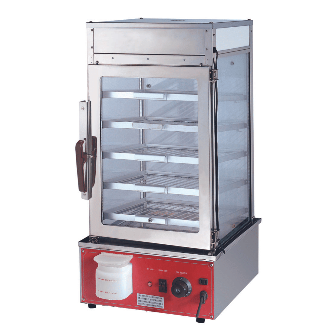 Benchstar MME-500H-S Heavy Duty Electric steamer display cabinet 1.2kw