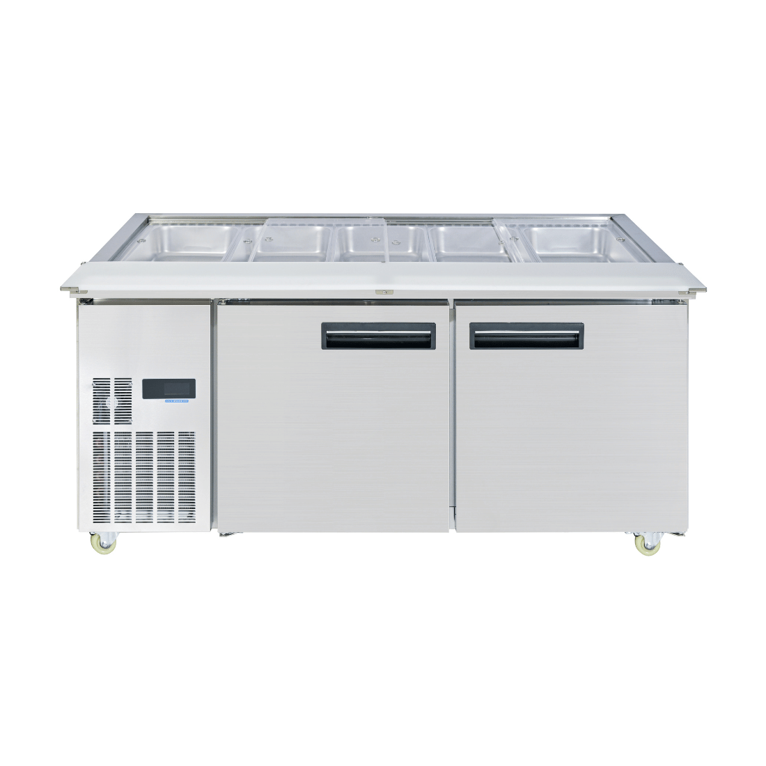 Thermaster PG180FA-XB Two Door Cold Bench Salad Station 5x1/1 GN Pans
