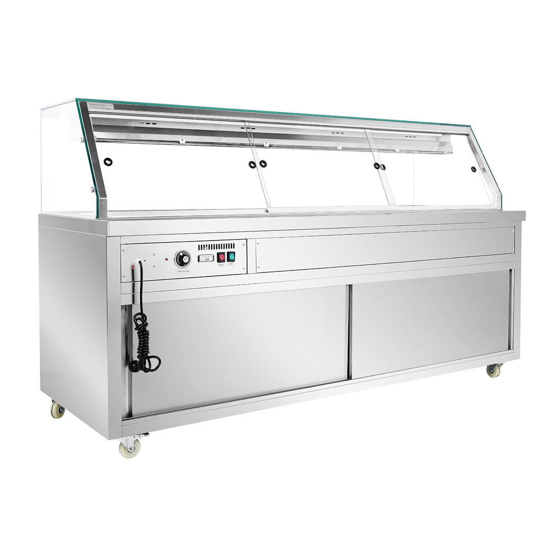 Thermaster PG210FE-XG Wet and Dry Bain Marie Display 6x1/1 GN Pans